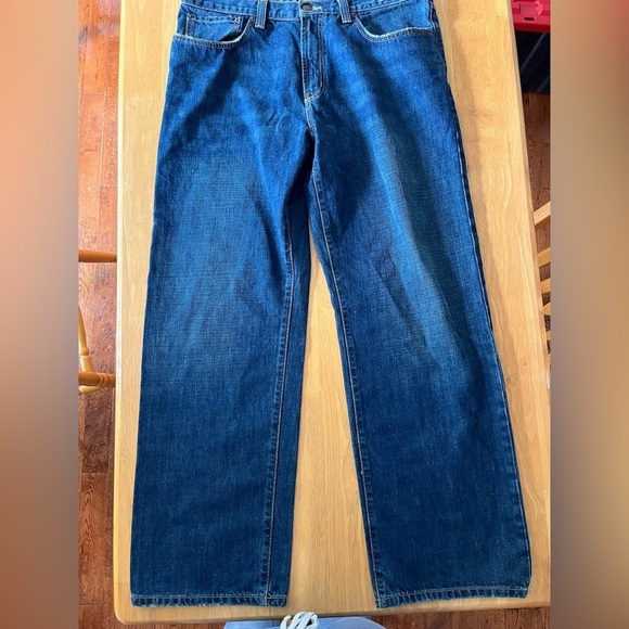 Eddie Bauer Relaxed Fit Blue Jeans 36 - Picture 2 of 14